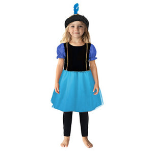 Overige merken pietenjurk paars blauw 98-104 | 2 stuks