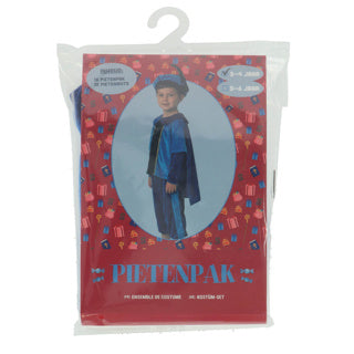 Load image into Gallery viewer, Pietenpak blauw cape 98-104 cm | 2 stuks
