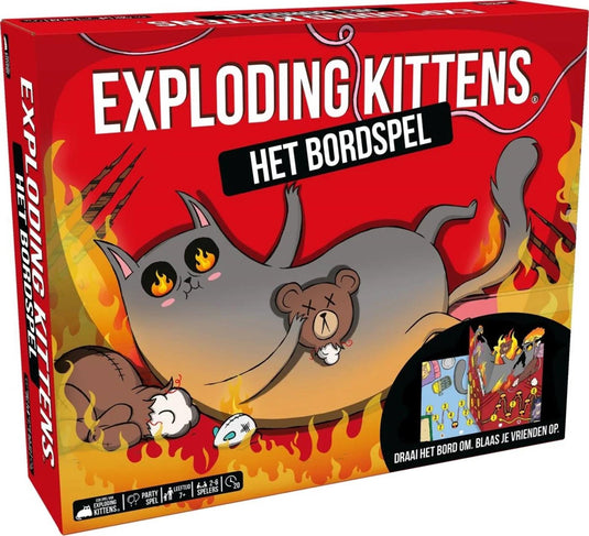 Asmodee exploding kittens het bordspel - partyspel - humor gegarandeerd - familiespel met strategie chaos