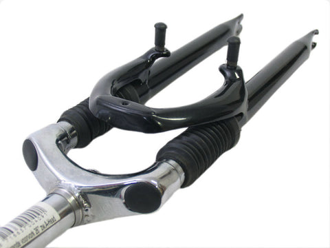 suspension fork 26 inch ATB 1 1/8 inch black/silver