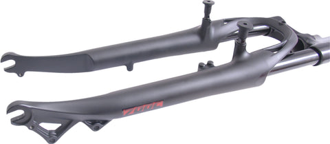 suspension fork 28 inch ATB/MTB 1 1/8 inch matt black