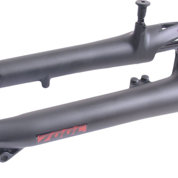 suspension fork 28 inch ATB/MTB 1 1/8 inch matt black