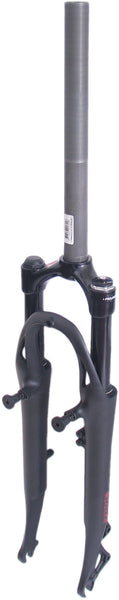 suspension fork 28 inch ATB/MTB 1 1/8 inch matt black