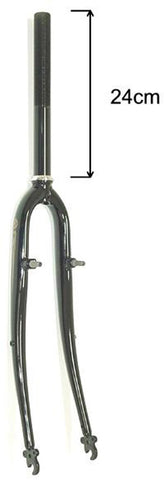 front fork fixed 28 inch hydride 1 1/8 inch black