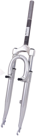 suspension fork 28 inch hybrid 1 inch silver