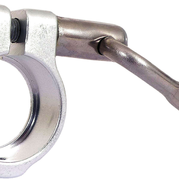 Gazelle seatpost clamp with fixation screw and lever 35.0mm silver