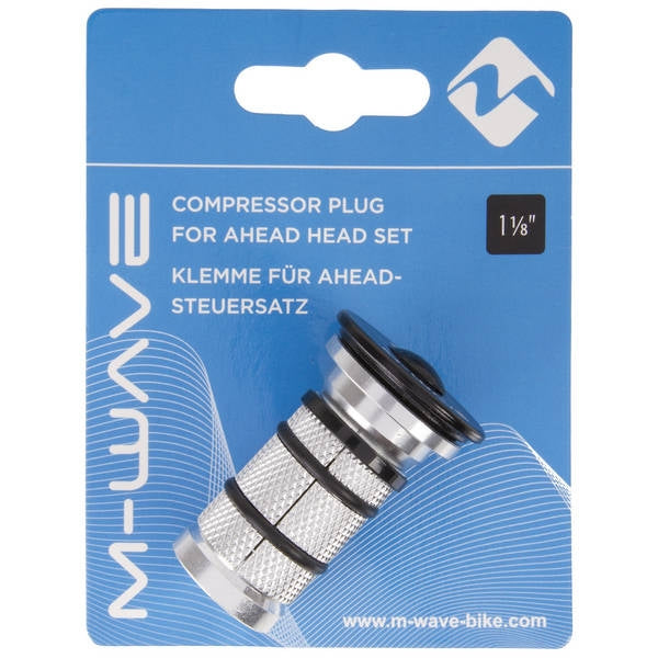 Load image into Gallery viewer, M-wave balhoofdplugklauw 1-1 8 carbon voorvork - zwart
