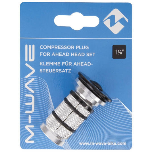 M-Wave Balhoofdplugklauw 1-1 8 carbon voorvork zwart