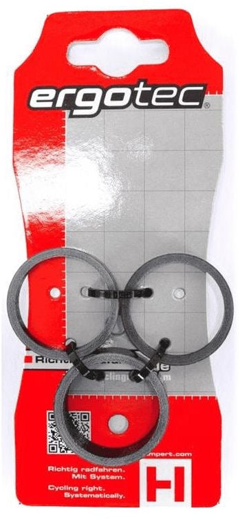 Load image into Gallery viewer, Ergotec balhoofd spacerset 1-1 8 (ø28.6) 3-delig 3 5 10mm carbon
