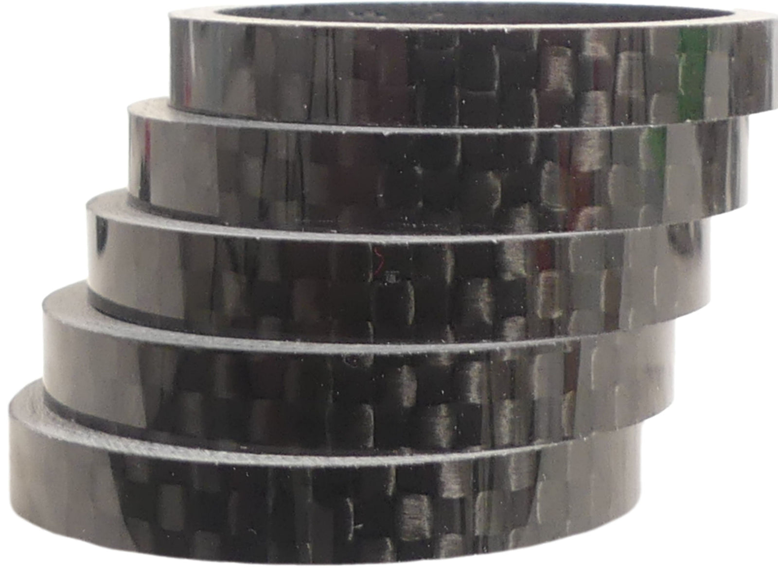 Hzb spacers 28.6mm 1-1/8 inch oversized 5mm carbon 5pcs 6500031