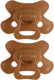Difrax fopspeen natural - 18+ maanden - bruin - 2 stuks