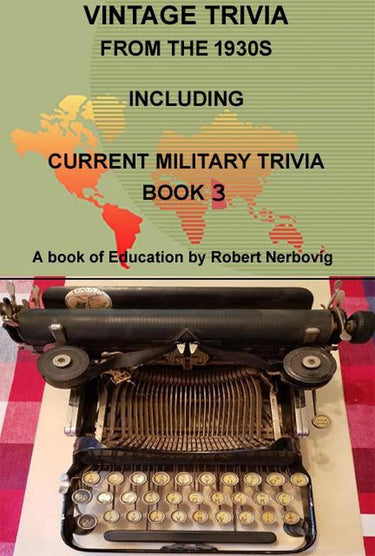 Vintage trivia from the 1930s including military trivia book 3