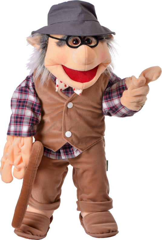 Living puppets handpop grootvader opa 65cm