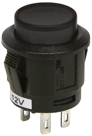 Carpoint drukschakelaar 12v zwart