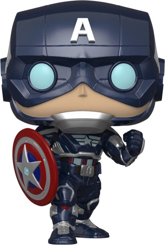Funko pop! - games - marvel - avengers - gamerverse - captain america ( 627 )