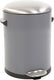 Eko - belle deluxe pedaalemmer 5 liter - steel plastic - grijs, sandcoated - prullenbak