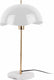 Leitmotiv tafellamp waved dome - wit - 30x30x56cm - scandinavisch