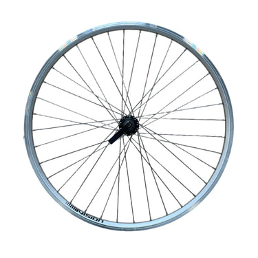 Rodi achterwiel 26 -559x19 iid skorpion alu. zilver fm32 qr cassette 8 9 sp. 14 rvs