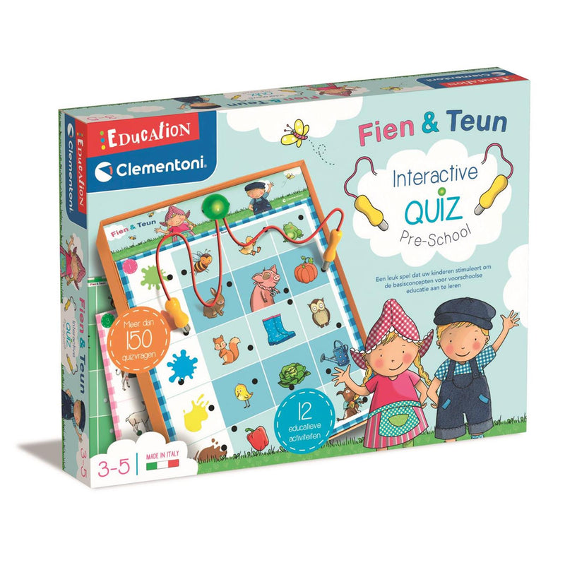 Load image into Gallery viewer, Clementoni interactive quiz fien teun 3-5 jaar
