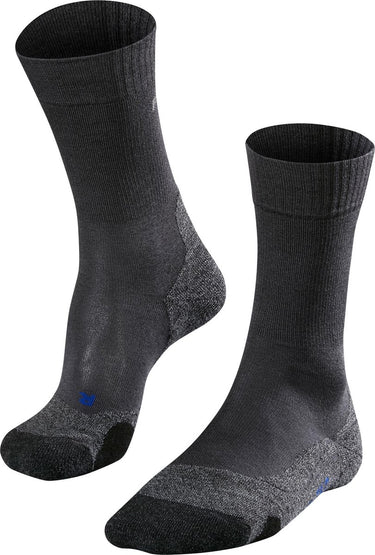 Falke tk2 cool anti-blaar dik lyocell functioneel materiaal wandelsokken heren grijs - maat 42-43