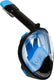 Atlantis snorkelmasker 2.0 - duikbril - snorkel - snorkelset - full face masker - volwassenen - zwart blauw - l xl