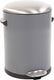 Eko - belle deluxe pedaalemmer 3 liter - steel plastic - grijs, sandcoated - prullenbak