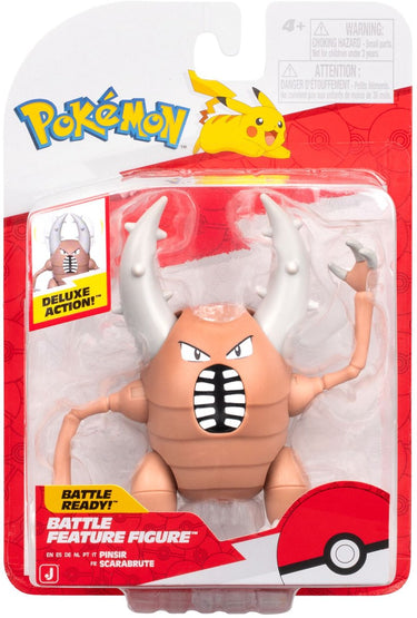 Jazwares pokémon - epic battle figure - pinsir
