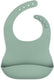 Jollein - slab (ash green) - siliconen - slabbetjes baby - 26 cm