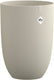 Elho sereh hoog 30 - bloempot voor binnen buiten - 100% gerecycled plastic - ø 29.5 x h 40.5 cm - paddenstoel beige