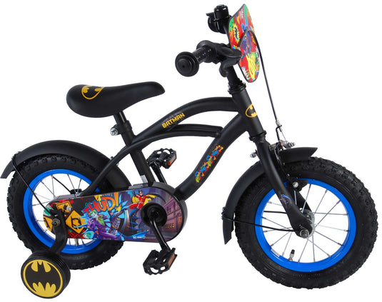 Kinderfiets 12 Batman - zwart geel