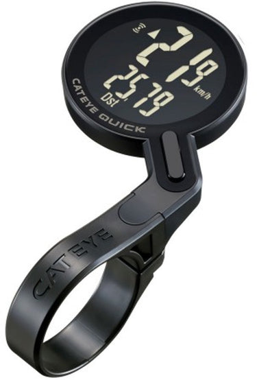 Cateye quick cc-rs100w fietscomputer - draadloos - zwart