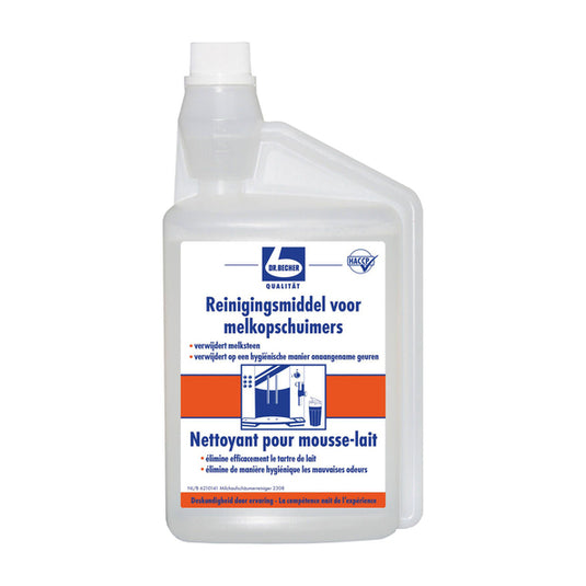 Dr. becher reinigingsmiddel voor melkopschuimers (1 liter)