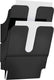 Durable flexiplus a4 zwart wandrek foldersteunen (per doos 2)