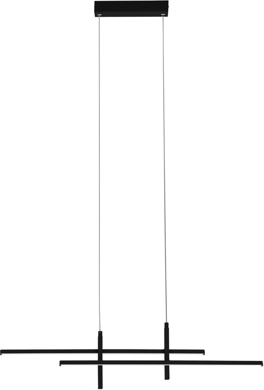 Eglo trepiliano hanglamp - led - 110 cm - zwart wit