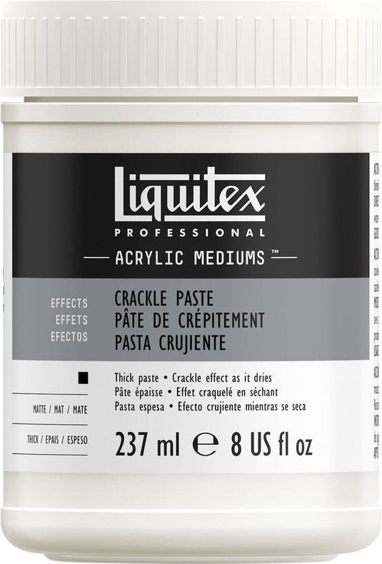 Liquitex professional crackle paste 237 ml pot – krakleer medium voor acryl, antiek barsteffect