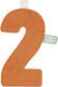 Little dutch slinger element - cijfer 2 - oranje