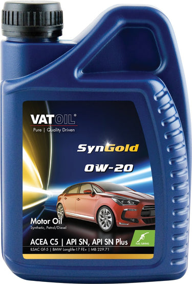 Vatoil motorolie syngold 0w-20 synthetisch 1 liter