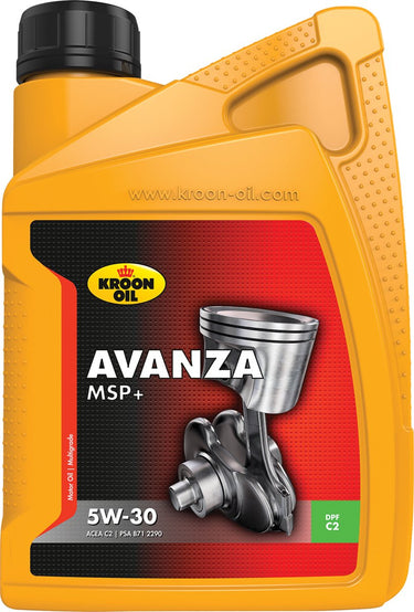 Kroon-oil avanza msp+ 5w-30 - 36702 | 1 l flacon bus