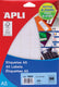 Apli witte etiketten print write ft 22 x 32 mm (b x h), 540 stuks, 36 per blad (1869)