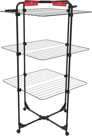 Vileda mixer 3 ultimate droogrek (black edition) - droogtoren - 30 m drooglengte - flexibel
