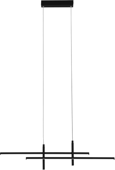 Eglo trepiliano hanglamp - led - 110 cm - zwart wit
