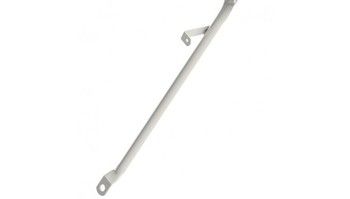 Steco front carrier axle leg w/lamp hook white l