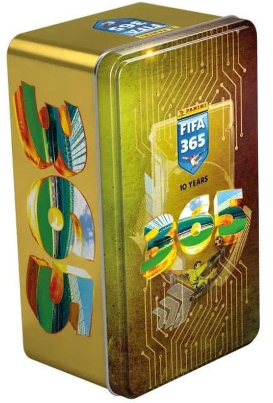Panini fifa 365 adrenalyn xl 2026 classic tin – trading cards set met 6 packs – assorti kleuren