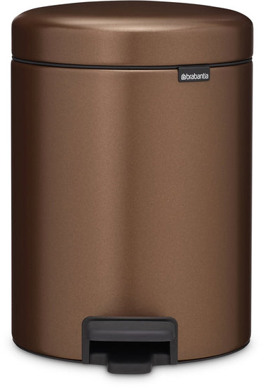 Brabantia newicon prullenbak - 5 liter - badkamer - warm bronze