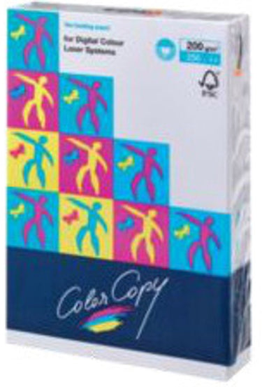 Color copy kopieerpapier mondi a4 200 g m² satijn wit 250 vellen
