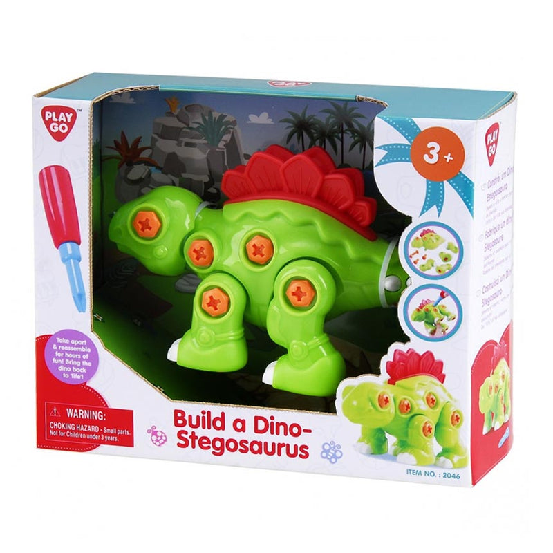 Load image into Gallery viewer, Play Bouw je eigen Stegosaurus

