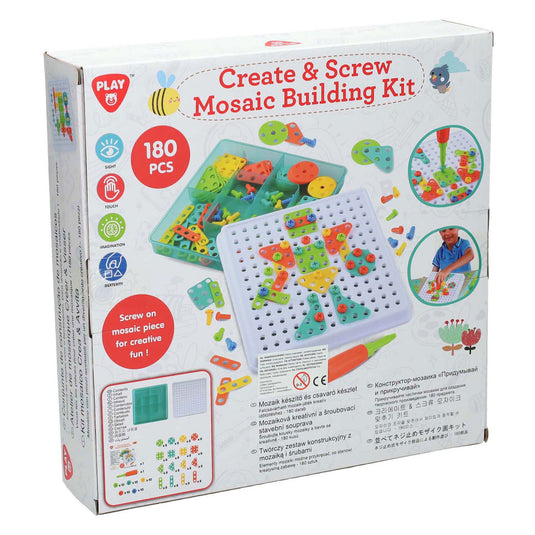 Playgo constructieset mozaïek - 180dlg.