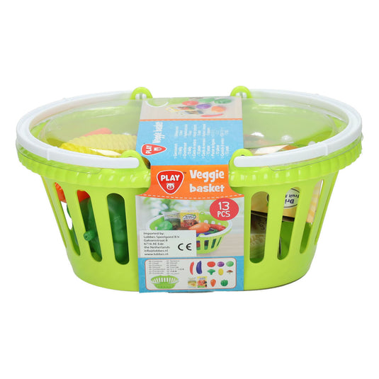 Playgo mandje met groenten - 13dlg.