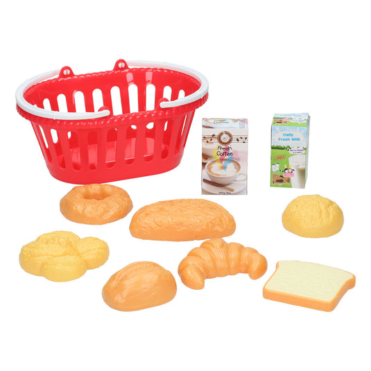 Playgo mandje met brood - 10dlg.