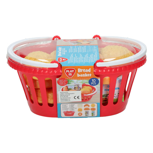 Playgo mandje met brood - 10dlg.